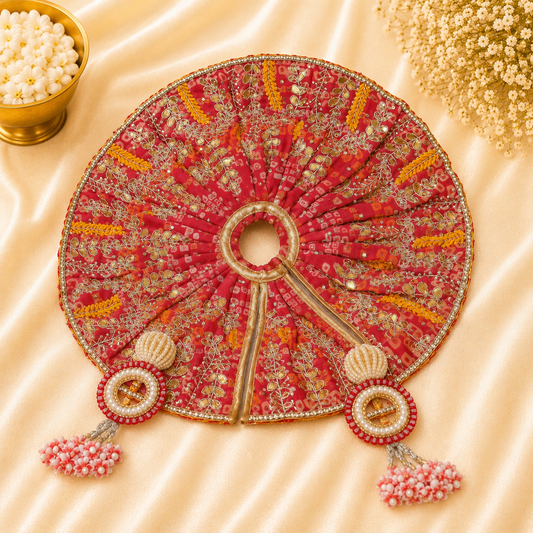 VanaTulsi Shringar Vatika Poshak for Laddu Gopal