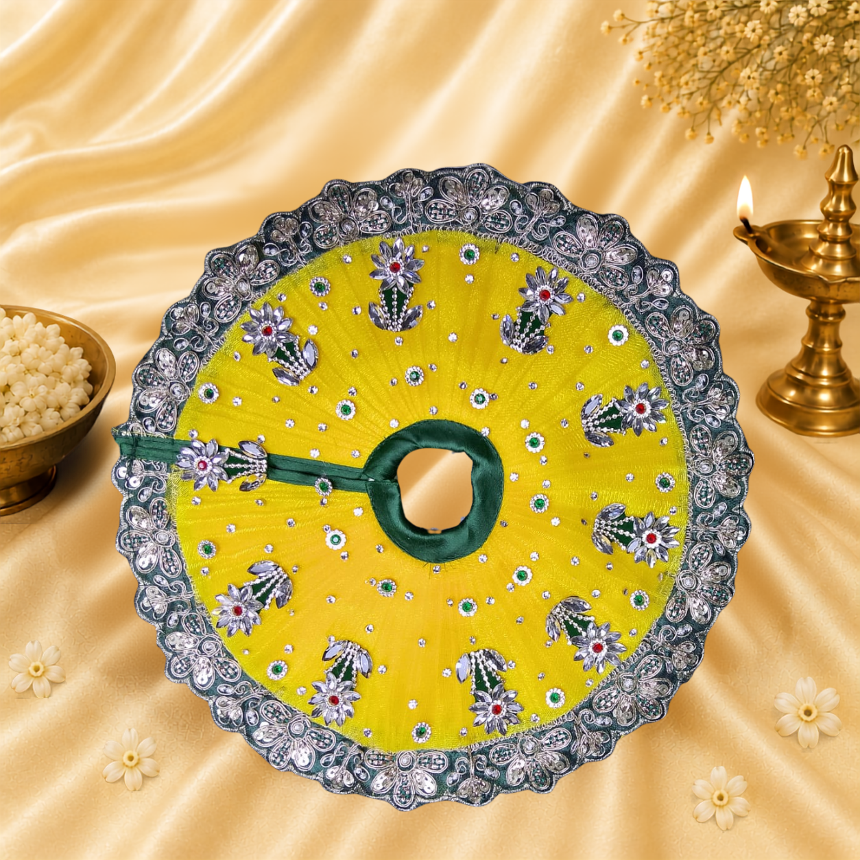 VanaTulsi SuryaKanti Shringar Poshak for Laddu Gopal Ji