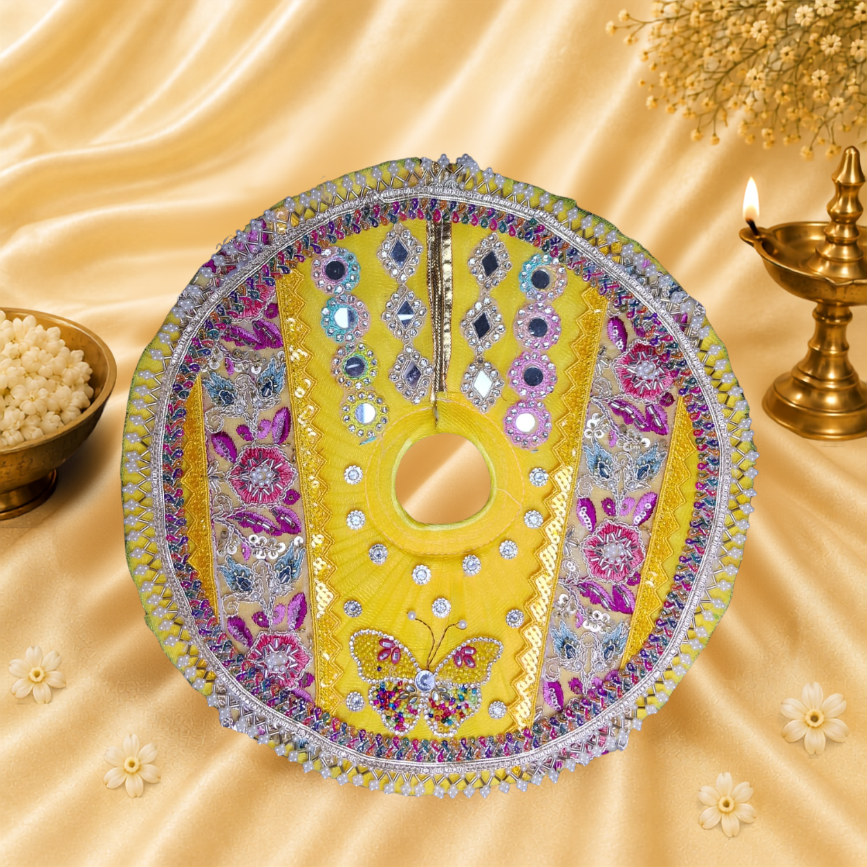 VanaTulsi Pitambara Vaibhav Shringar Poshak for Laddu Gopal Ji