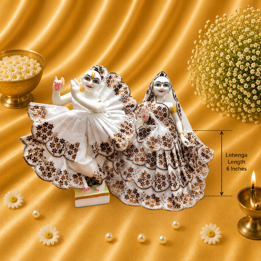 VanaTulsi ChandanPushp Shringar Poshak Set for Radha Krishna