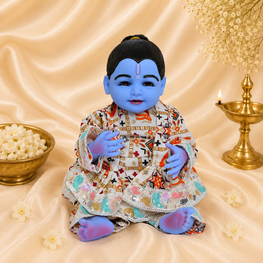 VanaTulsi ShwetRang Shringar Poshak for Lala