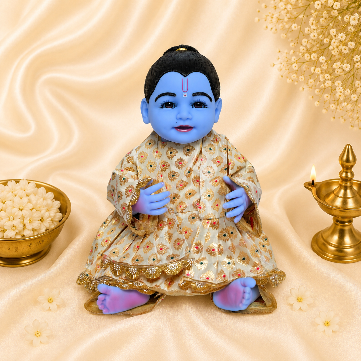 VanaTulsi SwarnPushp Shringar Poshak for Lala