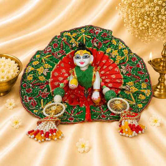 VanaTulsi Vrindavan Hariyali Poshak for Laddu Gopal