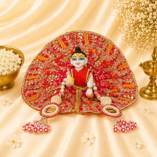 VanaTulsi Shringar Vatika Poshak for Laddu Gopal