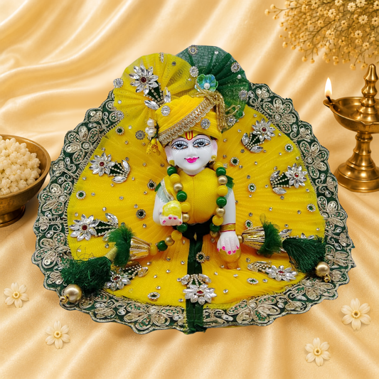 VanaTulsi SuryaKanti Shringar Poshak for Laddu Gopal Ji