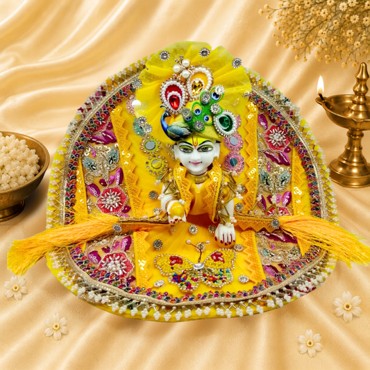 VanaTulsi Pitambara Vaibhav Shringar Poshak for Laddu Gopal Ji